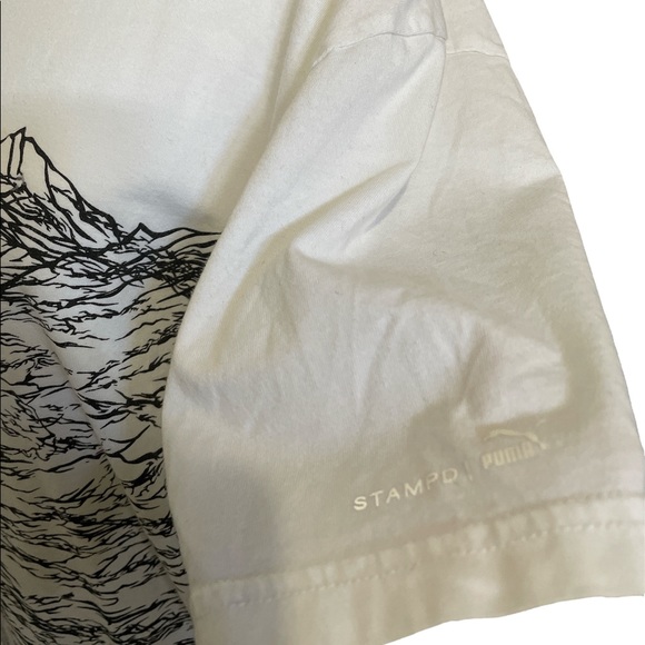 Puma x Stampd white waves t-shirt - Picture 4 of 7